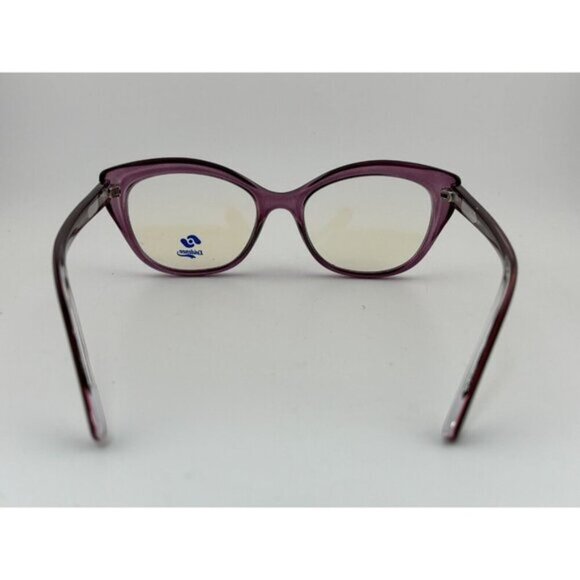 EVIDENCE - Purple Plastic Eyeglasses TR 90 YY8701 C6 50-18-146 - Picture 3 of 6